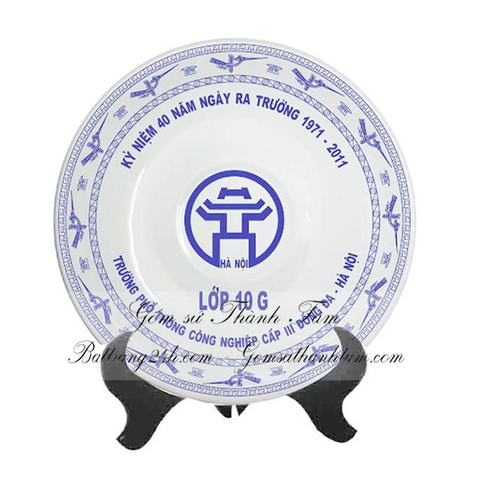 Battrang24h - Địa chỉ bán đĩa sứ in logo Bát Tràng chất lượng nhất