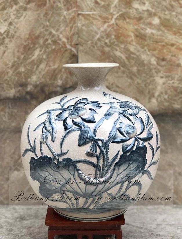 Bán lọ hoa đẹp trang trí nội thất, lọ hoa trưng bày để kệ gốm sứ chất lượng