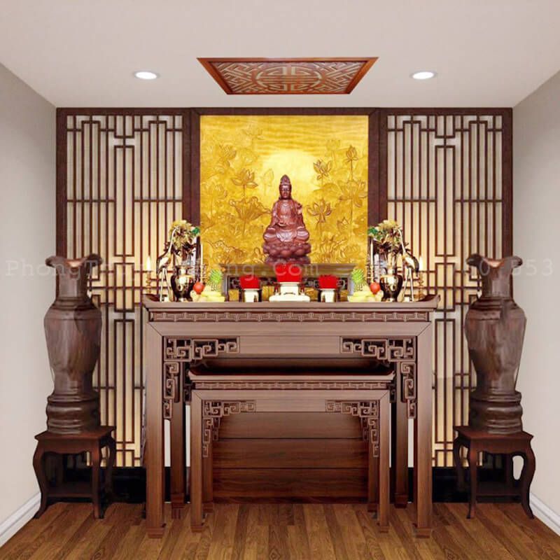 Gia chủ cần nắm vững những lưu ý để lập bàn thờ Phật đẹp tại gia