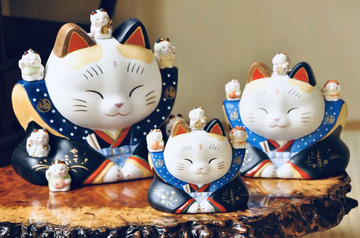 Mèo thần tài tặng khai trương có nguồn gốc từ truyền thuyết Nhật Bản