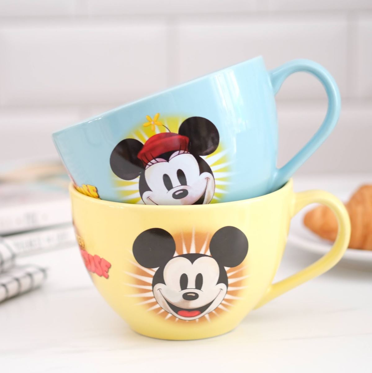 Cốc sứ cappuccino Disney chuột Mickey