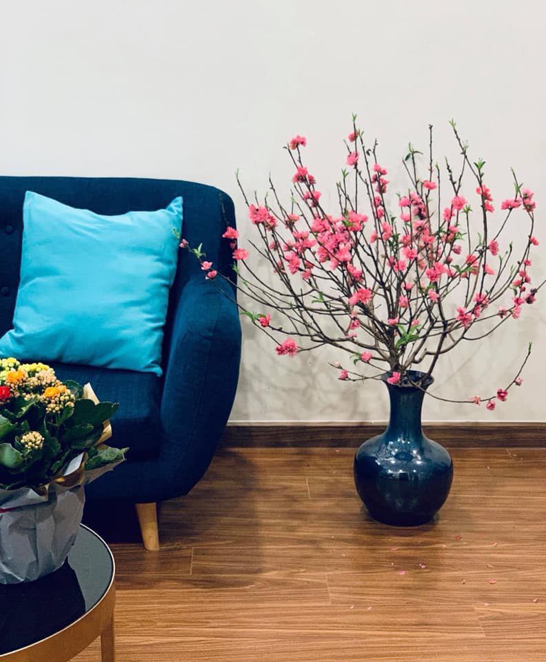 Mua bình hoa trang trí màu men xanh hỏa biến nghệ thuật cao cấp để phòng khách, bình hoa mua ở đâu Hà Nội