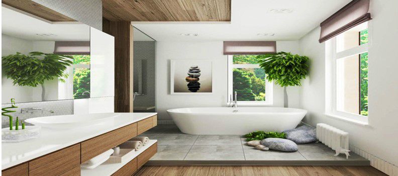 Những nội thất cơ bản trong thiết kế phòng tắm hiện đại