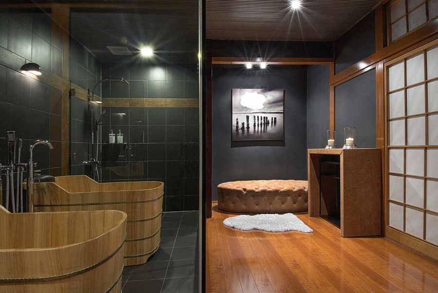 Thiết kế phòng tắm hiện đại kiểu Nhật Bản