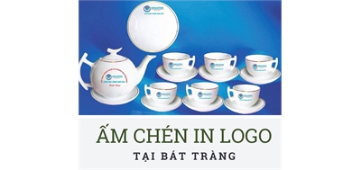 Những mẫu ấm trà dùng để in logo chỉ có tại Bát Tràng