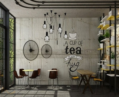 Chiến lược thu hút khách hàng bằng tranh trang trí quán trà sữa