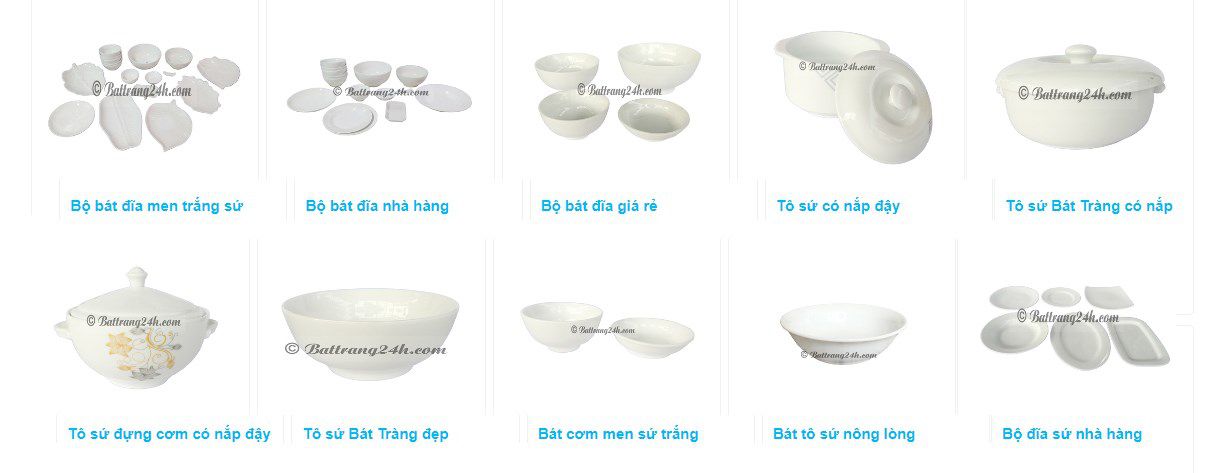 Tại sao nên mua bát đĩa trắng cao cấp gốm sứ Bát Tràng?