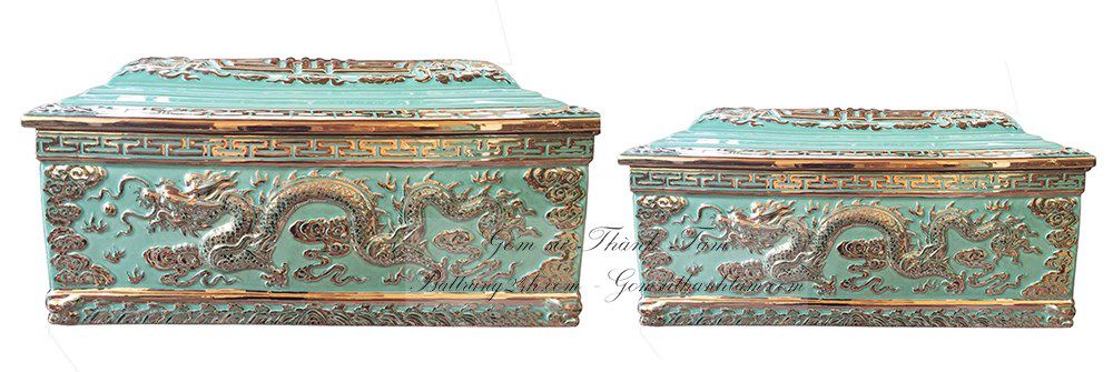 Bán bộ tiểu quách sành sứ kích thước mẫu mã phong phú đẹp sang cất thay quần áo tắmg rửa để xây nhà mới cho người đã khuất