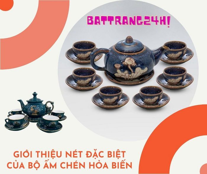 Giới thiệu nét đặc biệt của bộ ấm chén hỏa biến Giới thiệu nét đặc biệt của bộ ấm chén hỏa biến