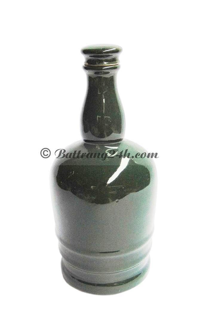 Bình rượu gốm Bát Tràng in logo giá tại xưởng