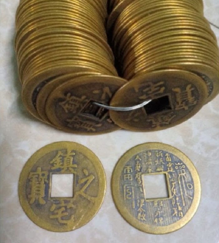 Hình ảnh tiền đồng trinh cải táng