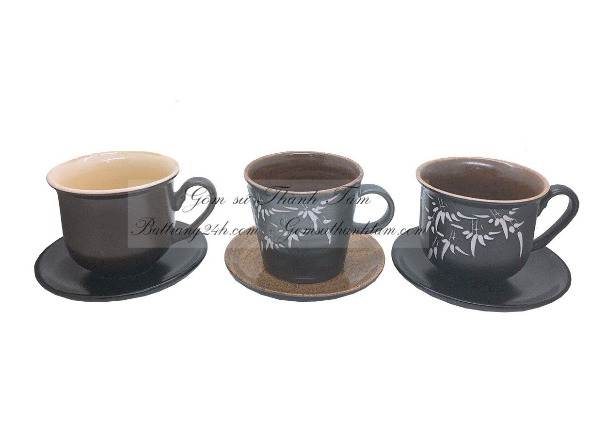 Mua bộ café gốm sứ Bát Tràng chất lượng giá rẻ độc đáo màu sắc, bộ café đa dạng giá rẻ