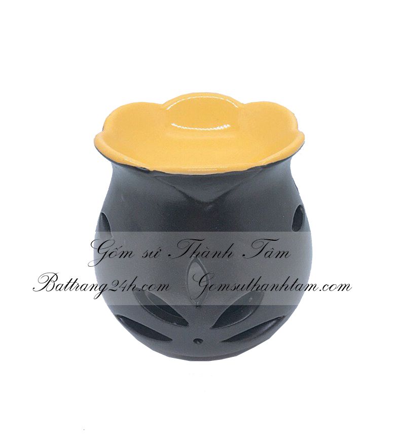 Mua đèn đốt tinh dầu đốt bằng nến thơm giá rẻ nhất, đèn đốt tinh dầu bằng gốm sứ Bát Tràng ở Hồ Chí Minh