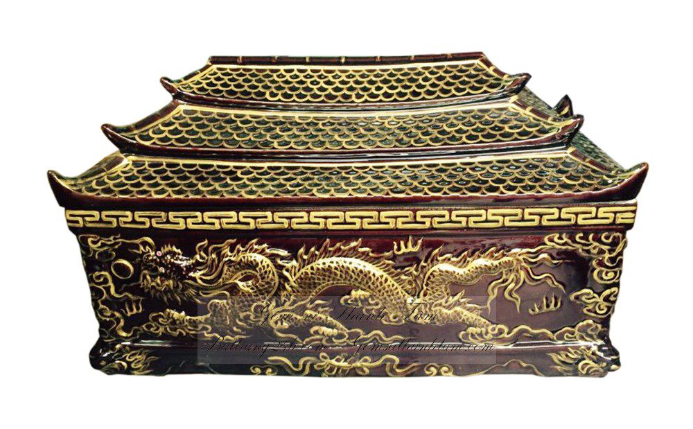Sản xuất bộ quách tiểu gốm sứ chôn cất, thay quần áo cải tang cho người đã qua đời