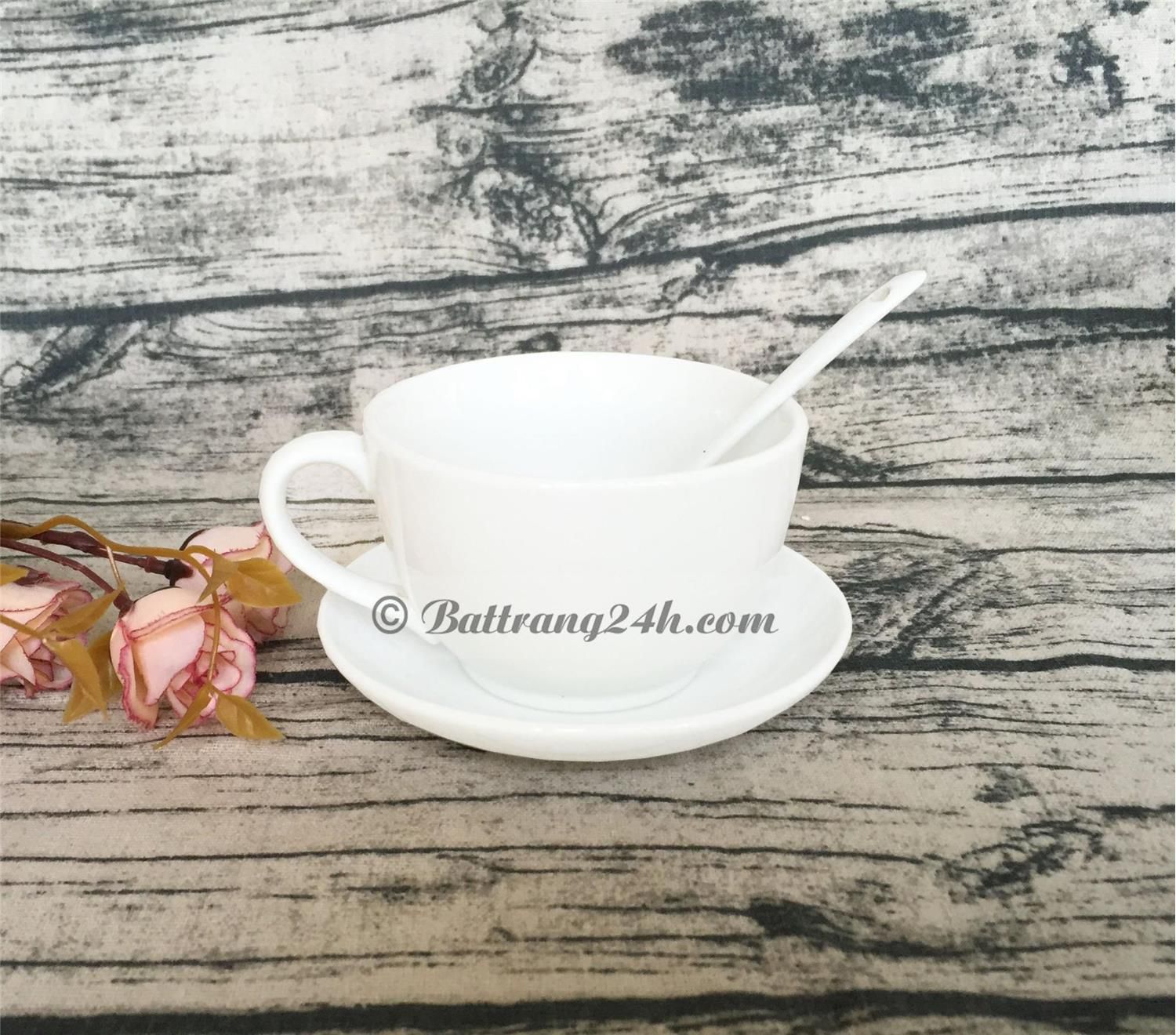 Tách cafe sứ trắng Bát Tràng - Top sản phẩm được yêu thích nhất tại Battrang24h