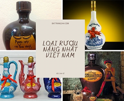 Loại rượu nào được xem là nặng nhất ở Việt Nam?
