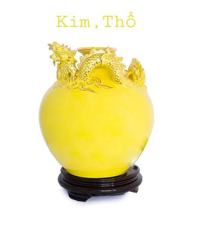 Bình hút lộc trơn 1 màu phong thủy gốm sứ Bát Tràng cao cấp