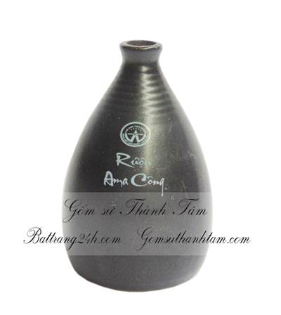 Bình rượu Bát Tràng gốm sứ in logo giá rẻ