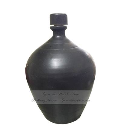 Bình rượu gốm men thô 050