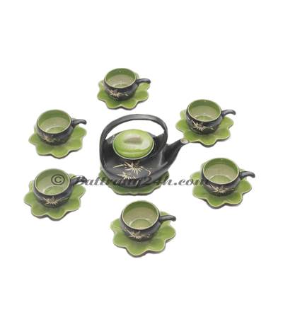 Bộ ấm trà thủy tinh đẹp 