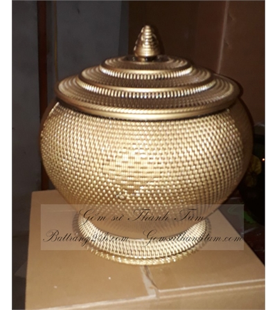 Bộ ủ ấm tích gốm sứ Bát Tràng DT 1L, 2L, 3L chất lượng bền đẹp