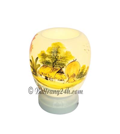 Đèn tinh dầu điện bằng gốm sứ