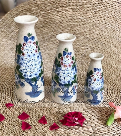 Mua lọ hoa đẹp mắt, nghệ thuật men tràm cổ độc đáo, giá rẻ